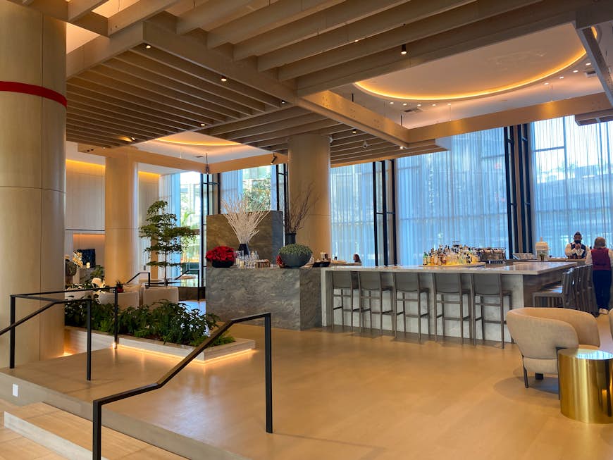 Checking in Fairmont Century Plaza Lonely